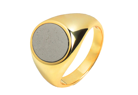 SOLID GEM RING Gold